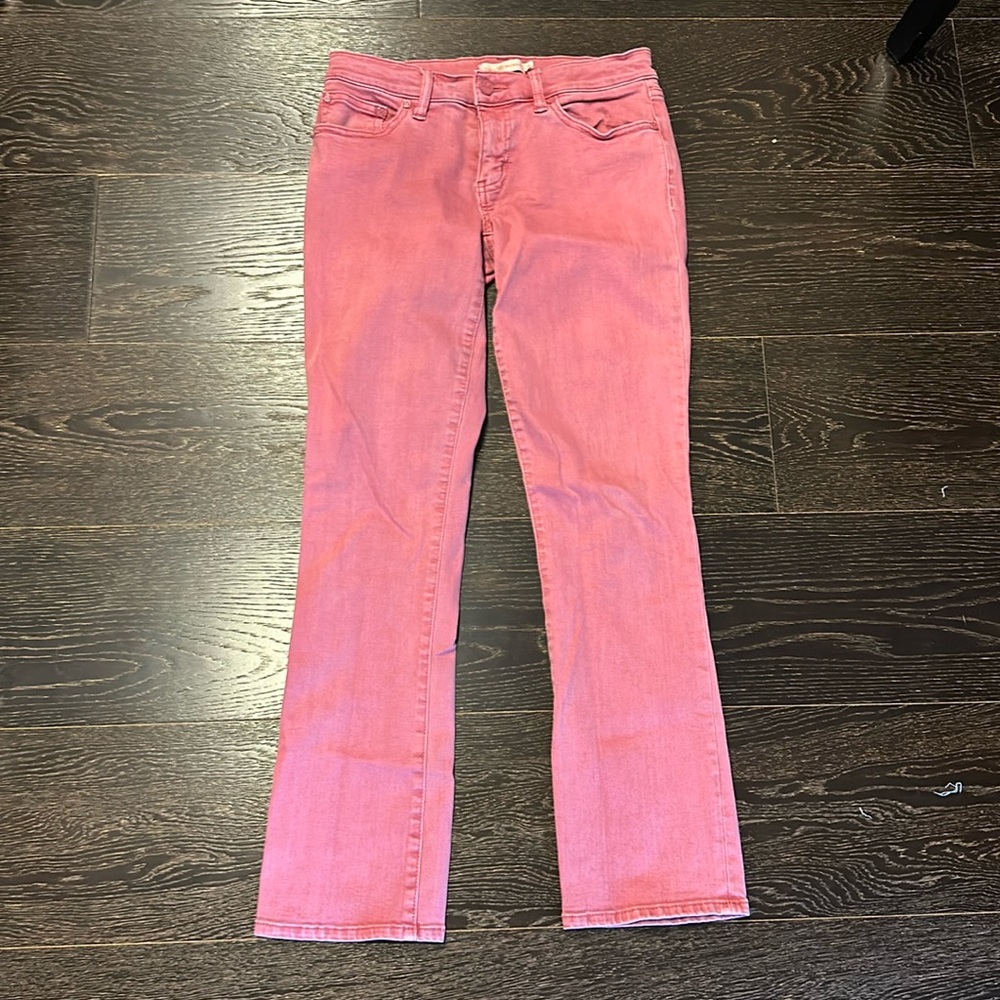 Tory Burch Classic Jeans - Pale Red